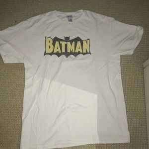 White Batman T-shirt